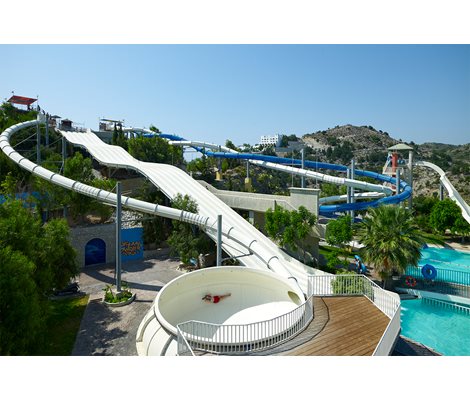 Space Bowl Waterpark Faliraki Rhodes